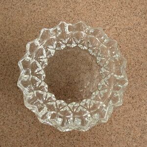 Vintage Heavy Crystal Ashtray